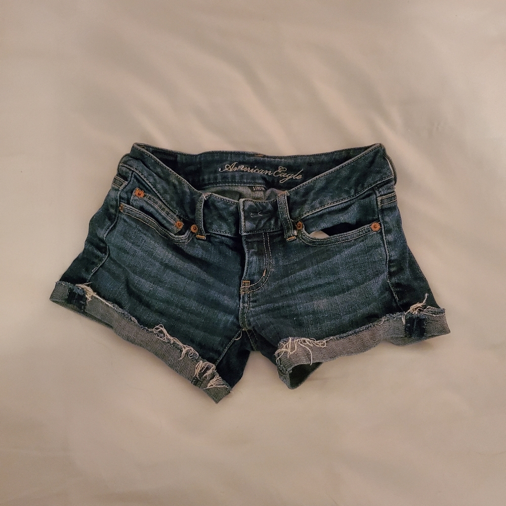 American eagle jean shorts